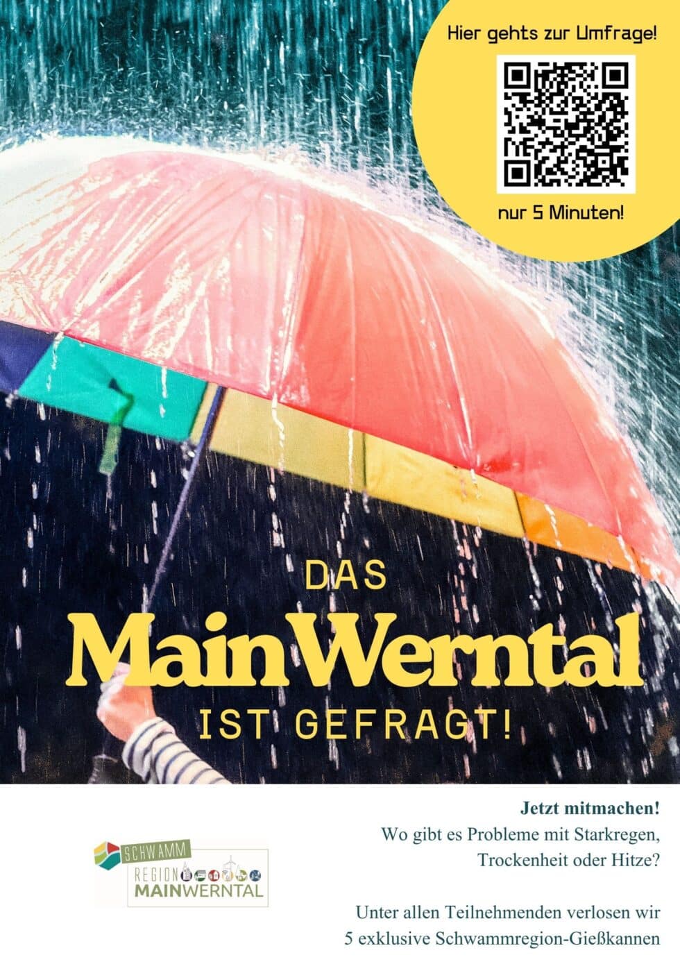 Großen Umfrage der Schwammregion MainWerntal